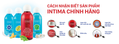 CÁCH NHẬN BIẾT SẢN PHẨM INTIMA CHÍNH HÃNG 