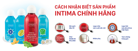 CÁCH NHẬN BIẾT SẢN PHẨM INTIMA CHÍNH HÃNG 